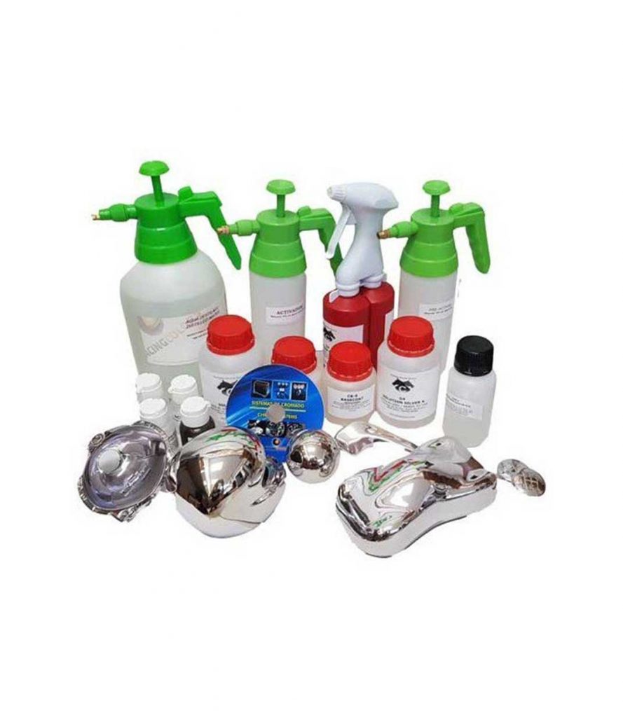 spray chrome plating chemical material kit